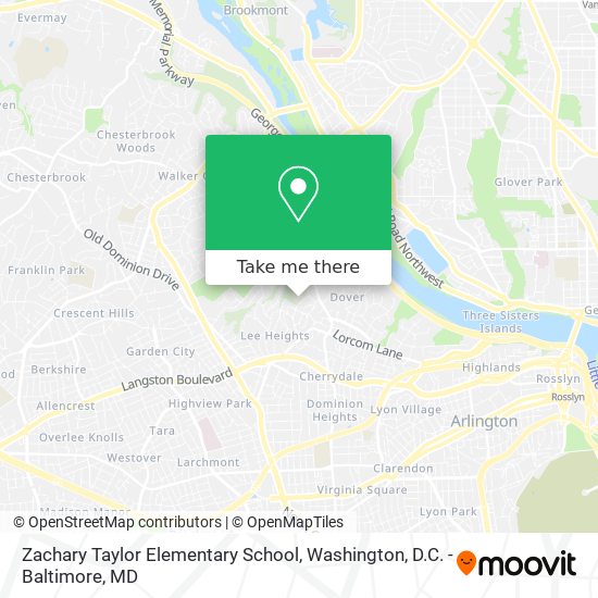 Zachary Taylor Elementary School map