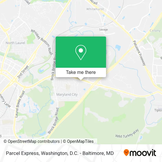 Parcel Express map