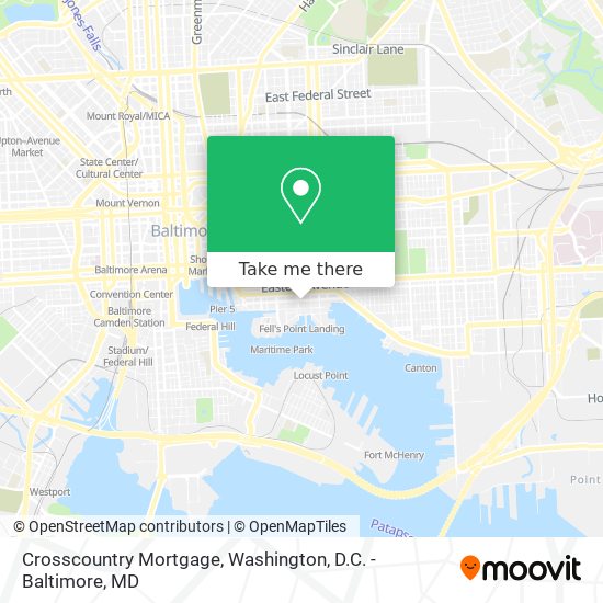 Crosscountry Mortgage map