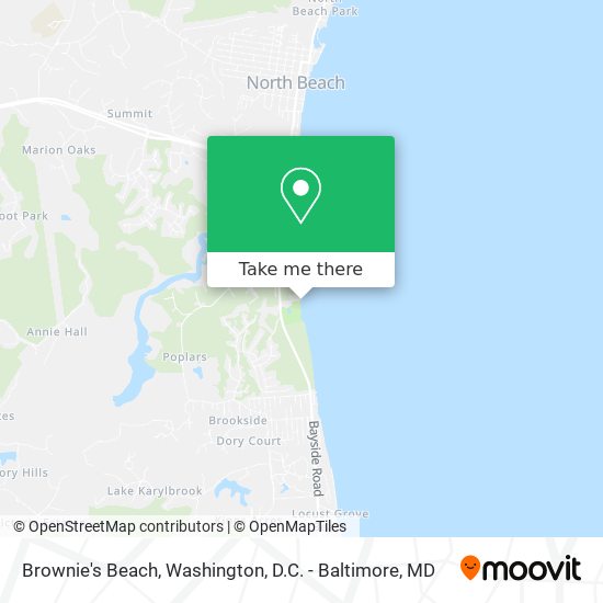 Mapa de Brownie's Beach