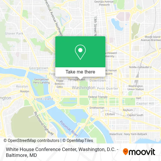 White House Conference Center map