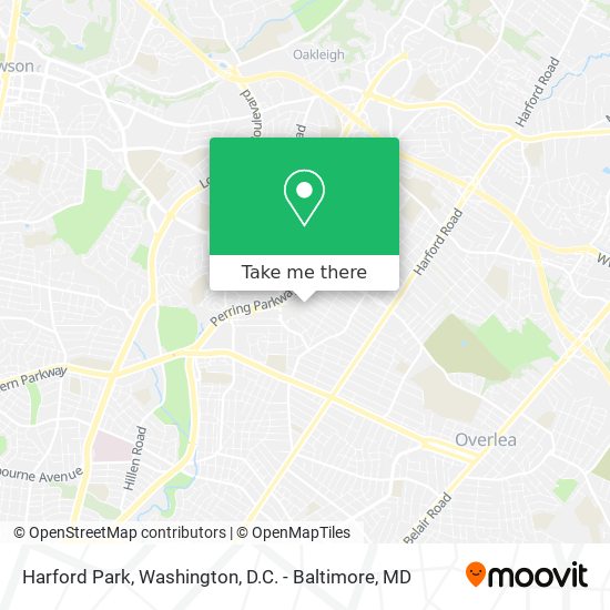 Harford Park map