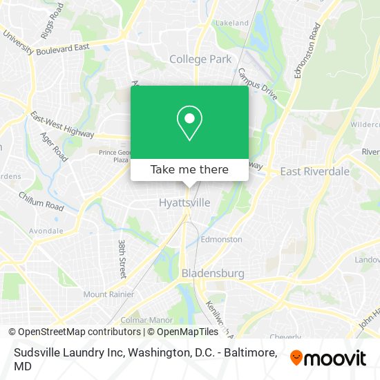 Mapa de Sudsville Laundry Inc