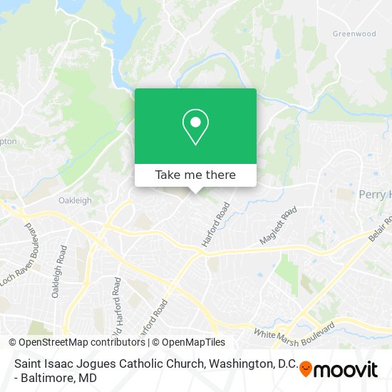 Saint Isaac Jogues Catholic Church map