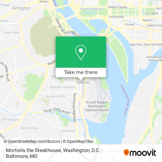 Morton's the Steakhouse map