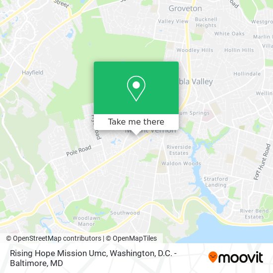 Rising Hope Mission Umc map