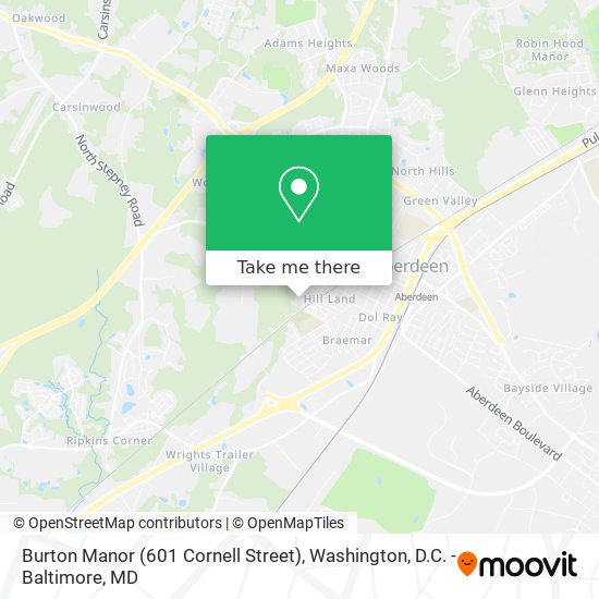 Mapa de Burton Manor (601 Cornell Street)