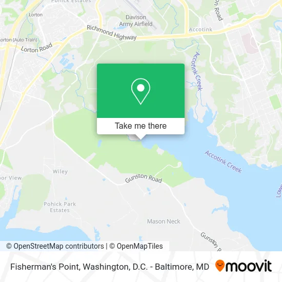 Fisherman's Point map