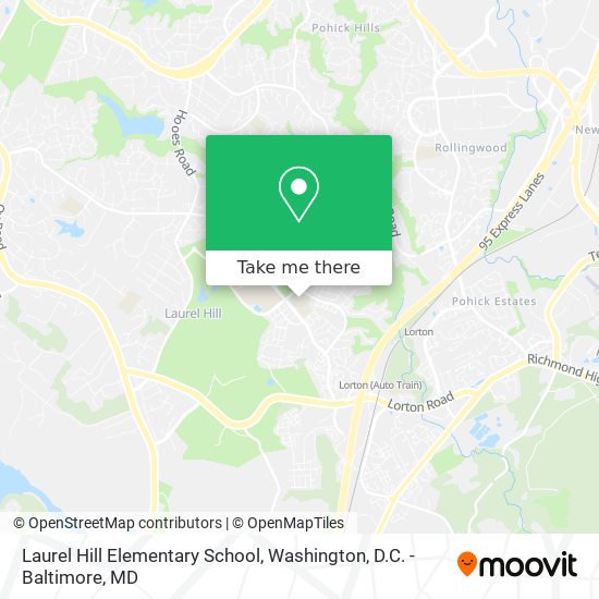 Laurel Hill Elementary School map