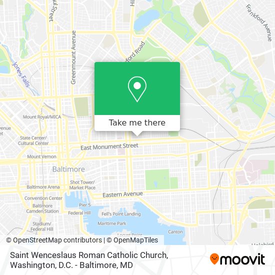 Saint Wenceslaus Roman Catholic Church map