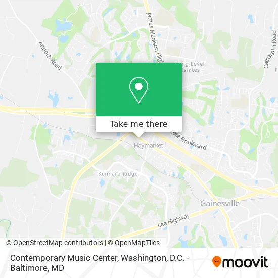 Contemporary Music Center map