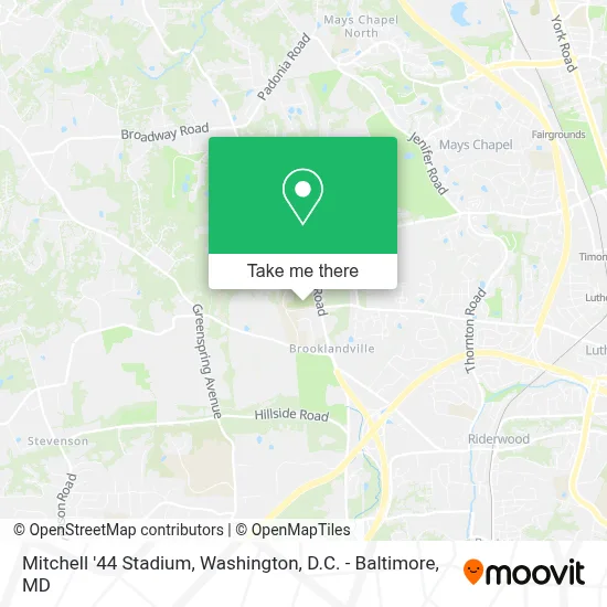 Mitchell '44 Stadium map