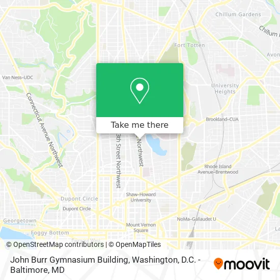 Mapa de John Burr Gymnasium Building