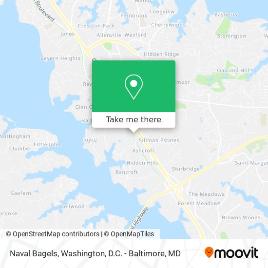 Naval Bagels map