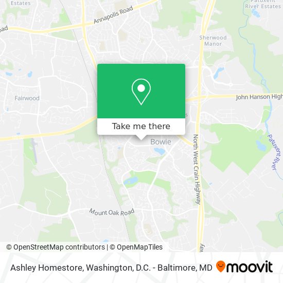 Ashley Homestore map