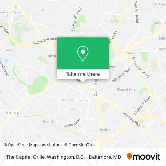 The Capital Grille map