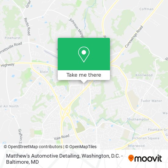 Matthew's Automotive Detailing map