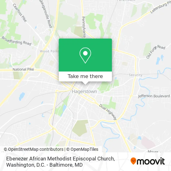 Ebenezer African Methodist Episcopal Church map