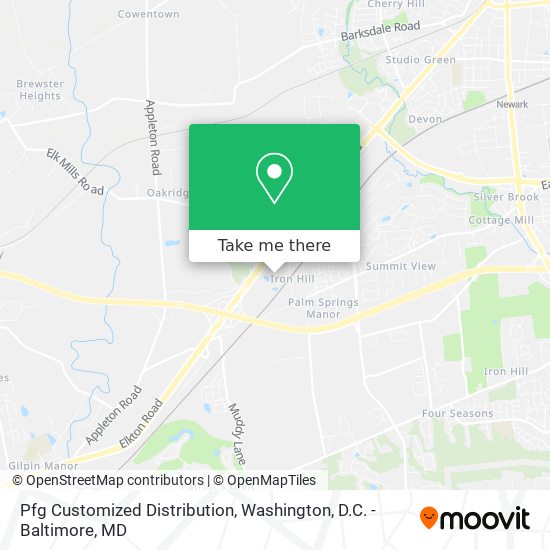 Pfg Customized Distribution map