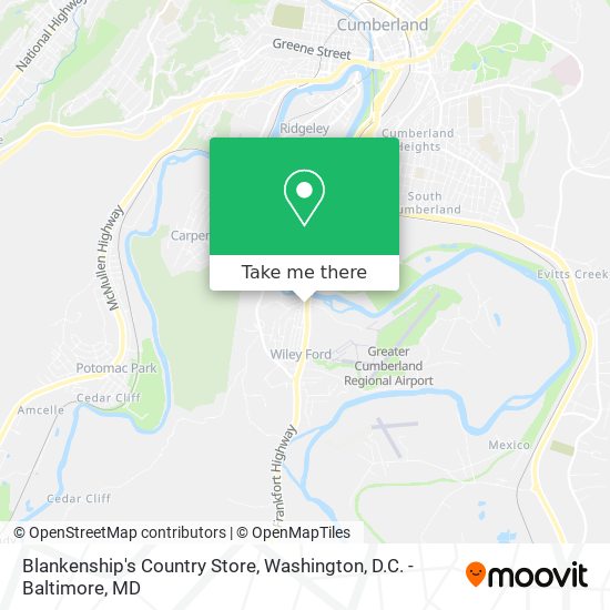 Mapa de Blankenship's Country Store