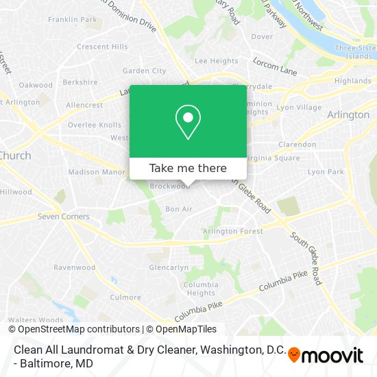 Mapa de Clean All Laundromat & Dry Cleaner