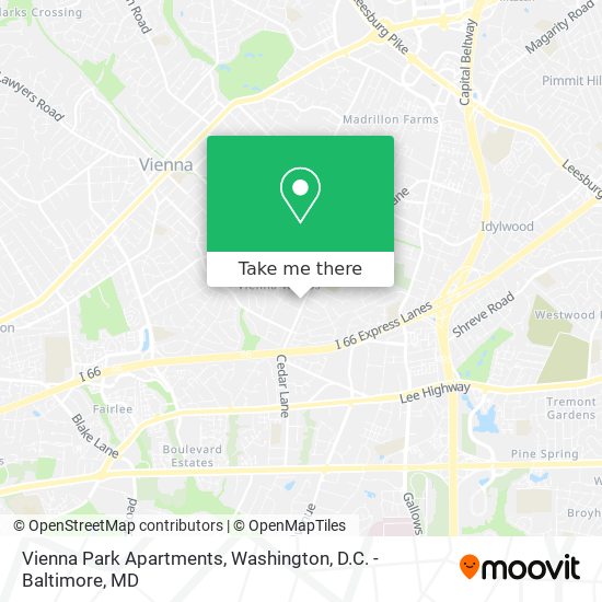 Vienna Park Apartments map