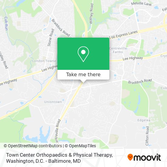 Town Center Orthopaedics & Physical Therapy map