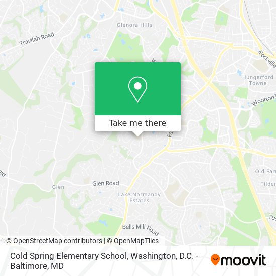 Cold Spring Elementary School map