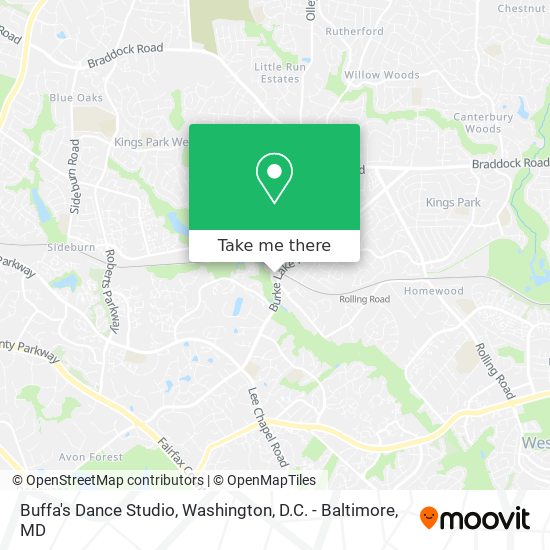 Buffa's Dance Studio map
