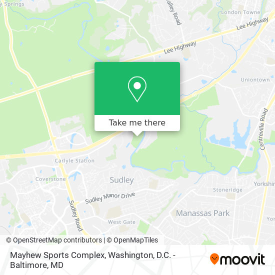 Mapa de Mayhew Sports Complex