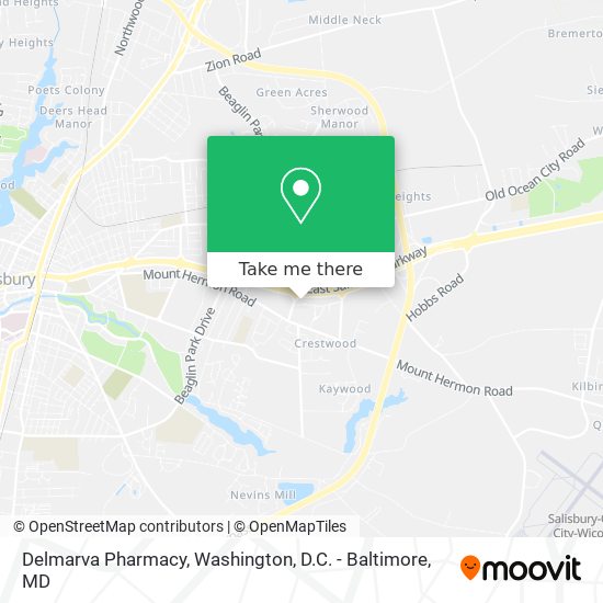 Delmarva Pharmacy map