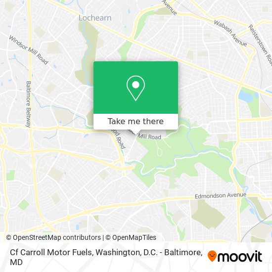 Cf Carroll Motor Fuels map