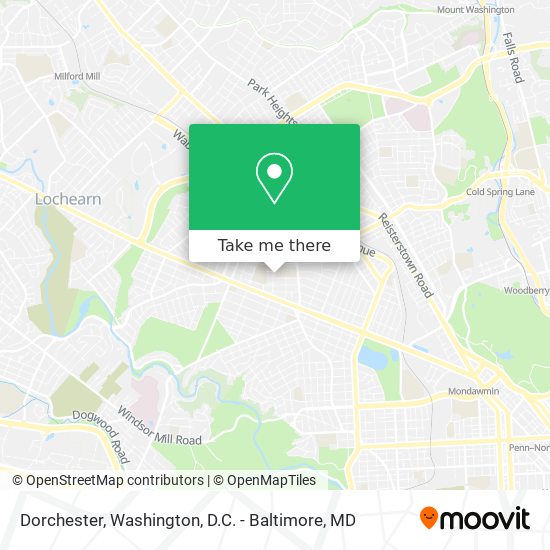 Dorchester map