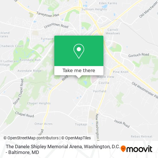 Mapa de The Danele Shipley Memorial Arena