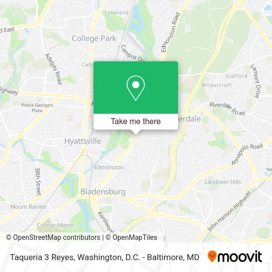 Taqueria 3 Reyes map