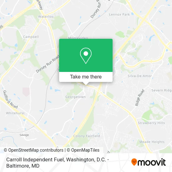 Mapa de Carroll Independent Fuel