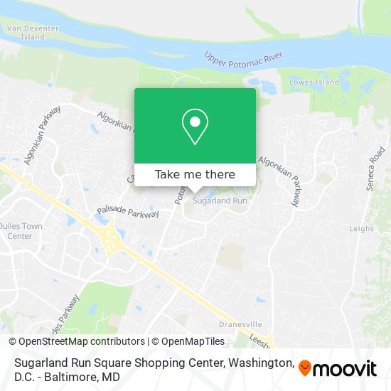 Mapa de Sugarland Run Square Shopping Center