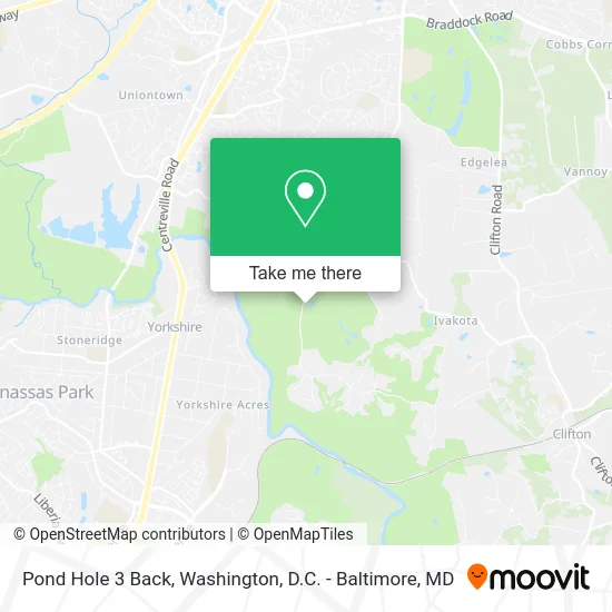 Pond Hole 3 Back map