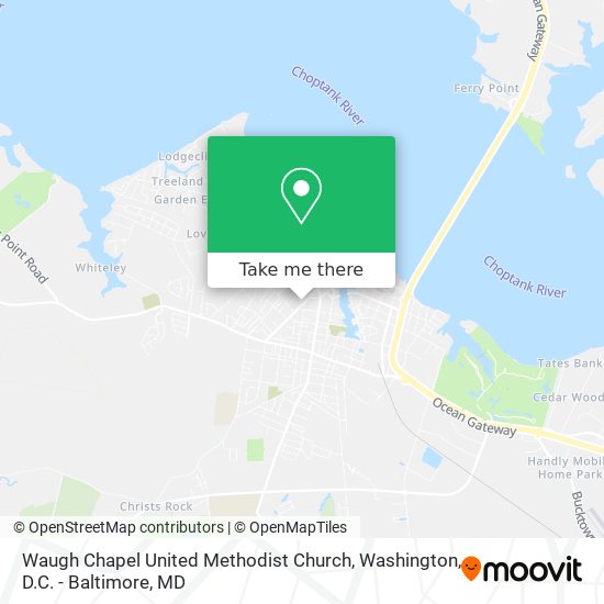 Mapa de Waugh Chapel United Methodist Church