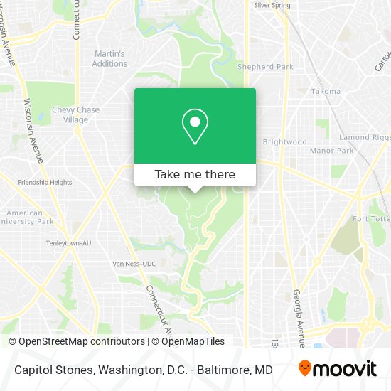 Capitol Stones map