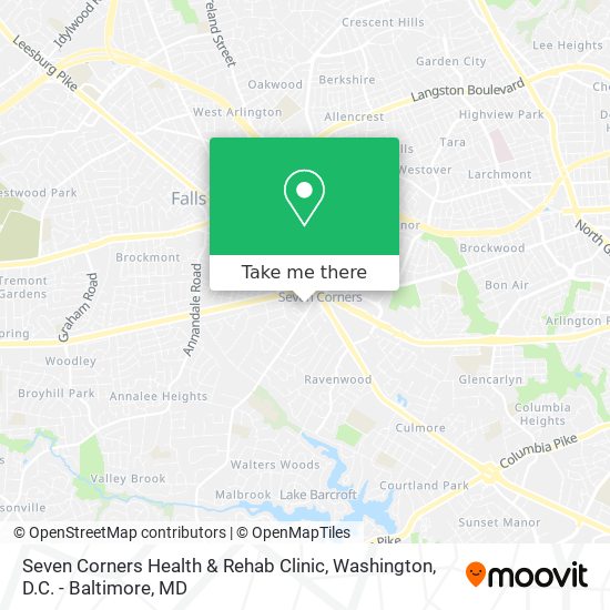 Mapa de Seven Corners Health & Rehab Clinic
