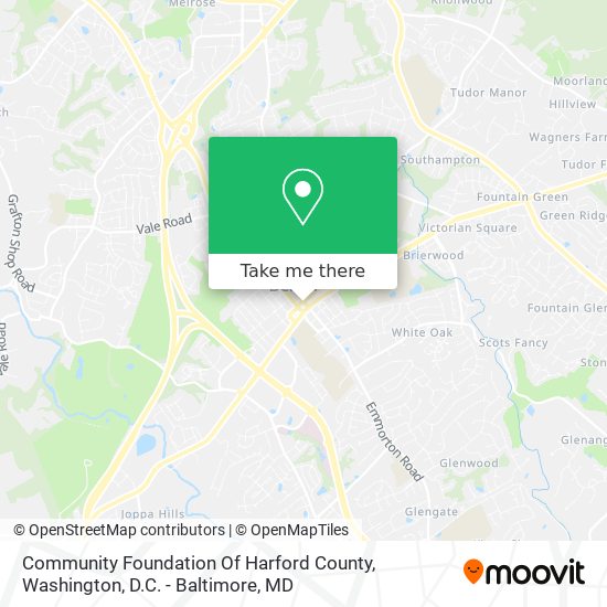 Community Foundation Of Harford County map