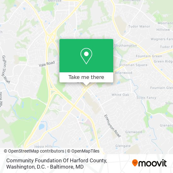 Mapa de Community Foundation Of Harford County