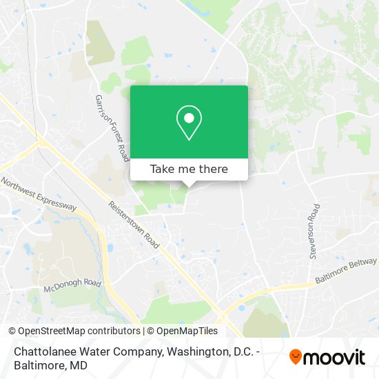 Chattolanee Water Company map