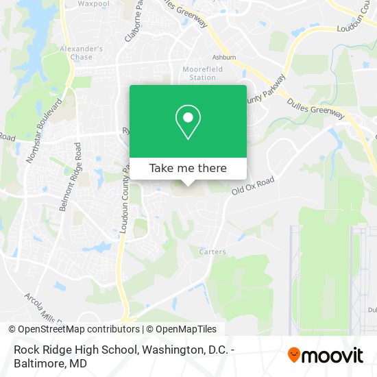 Rock Ridge High School map