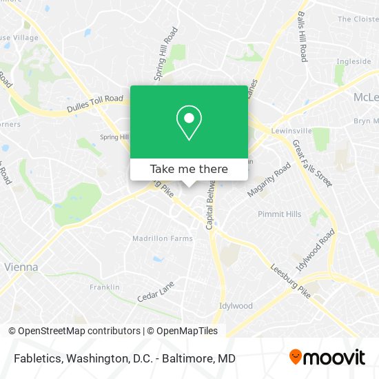 Fabletics map