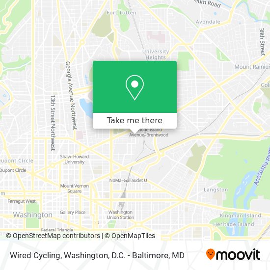 Wired Cycling map