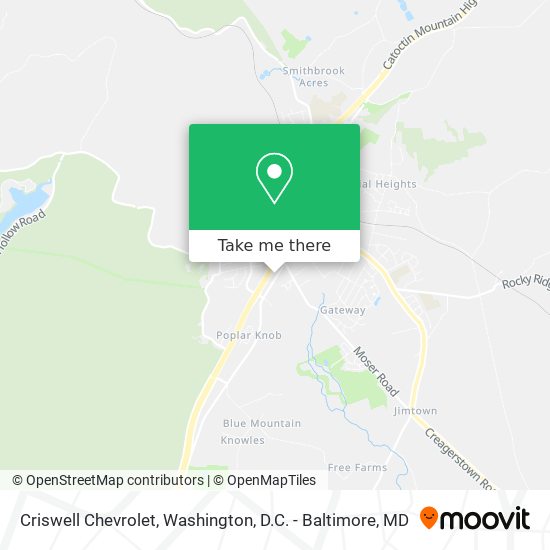 Mapa de Criswell Chevrolet