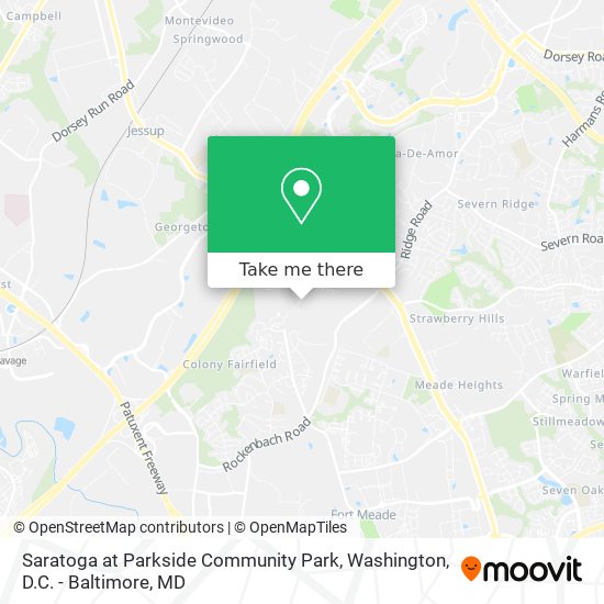 Mapa de Saratoga at Parkside Community Park