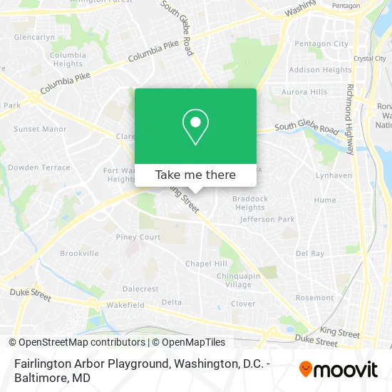 Mapa de Fairlington Arbor Playground